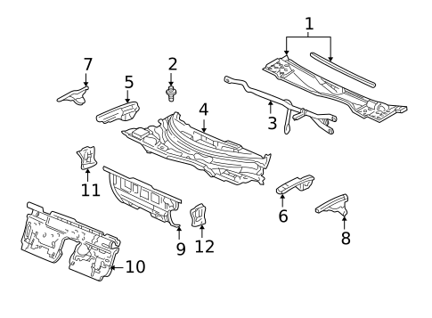 Cowl for 1992 Acura NSX #0