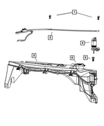 57010485AA - Electrical: Windshield Washer Hose for Dodge: Nitro | Jeep: Liberty Image