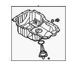 215102M880 - Engine: Oil Pan for Kia Image
