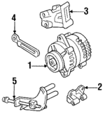 8970418541 - : Mount Bracket for Honda: Passport Image