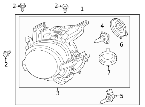Headlamp Components for 2015 Nissan Juke #0