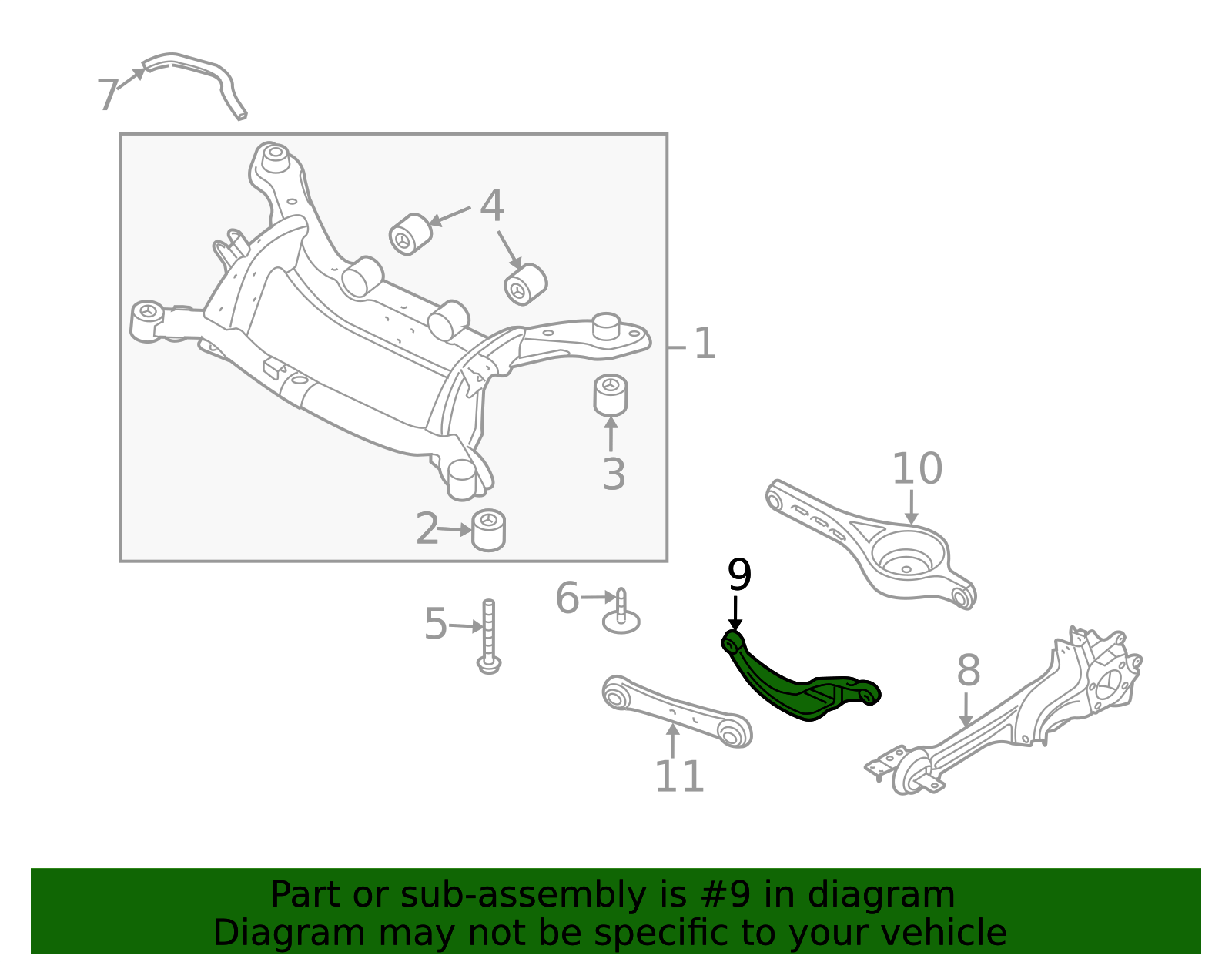 Genuine Lateral Arm for 2008-2018 Volvo | Part# 31406748 | Over 30% Off ...