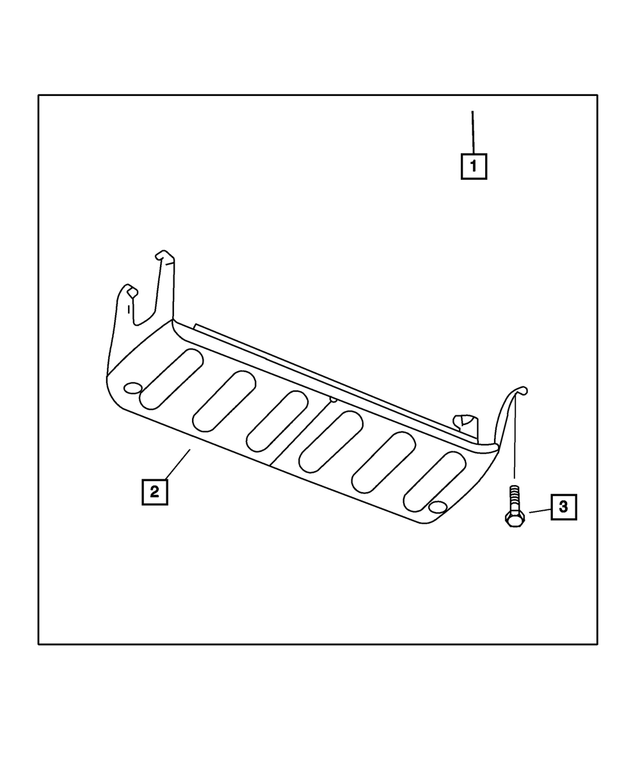 « 52080217AB – Mopar Accessories - Component Parts : Avant Plaque De Protection De D pour Mopar Image »