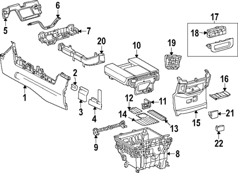 Console for 2025 Toyota Sequoia #1