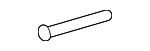 7765335040 - Fuel System: Tank Strap Pin for Lexus Image
