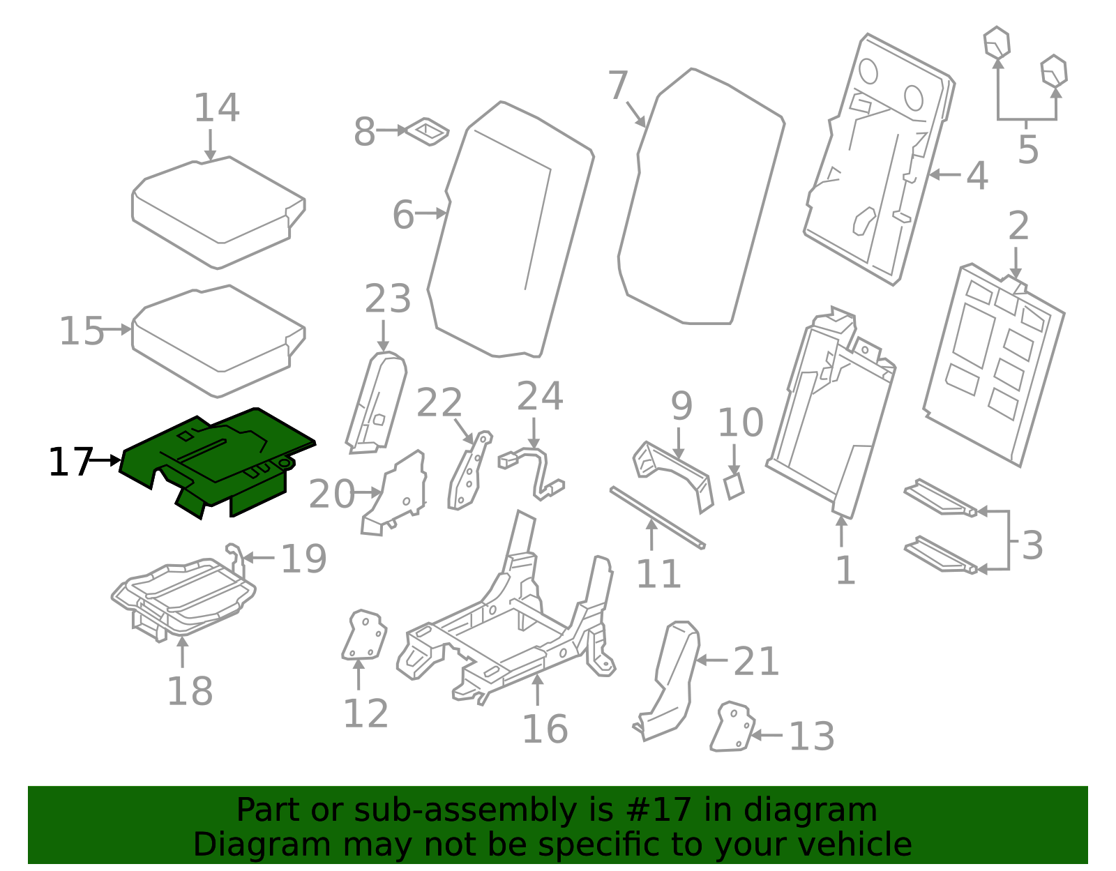 87390-EZ00A - Tray - 2016-2019 Nissan | World OEM Parts Nissan