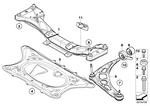31117838589 - : Front Axle Support for BMW Image