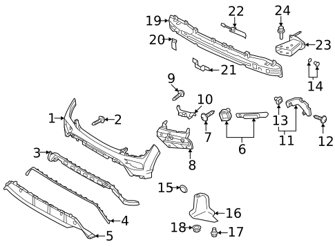 Bumper & Components - Rear for 2022 Hyundai Kona #0