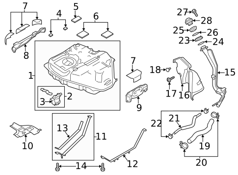 Fuel System Components for 2012 Mazda 5 #0