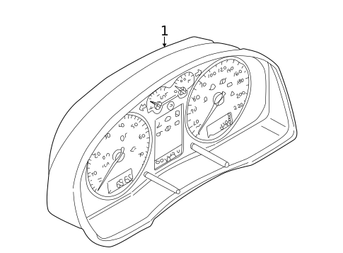 Instruments & Gauges for 2002 Volkswagen EuroVan #0