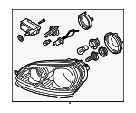 1K6941005S - : Headlamp Assembly for Volkswagen: GTI, Jetta, R32, Rabbit Image