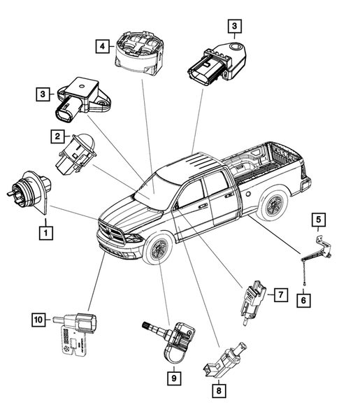 Sensors for 2017 Ram 2500 #1