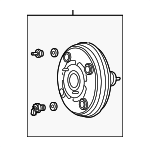 4461007170 - : 2020-2024 Toyota - Brake Booster for Toyota: Avalon, Camry Image