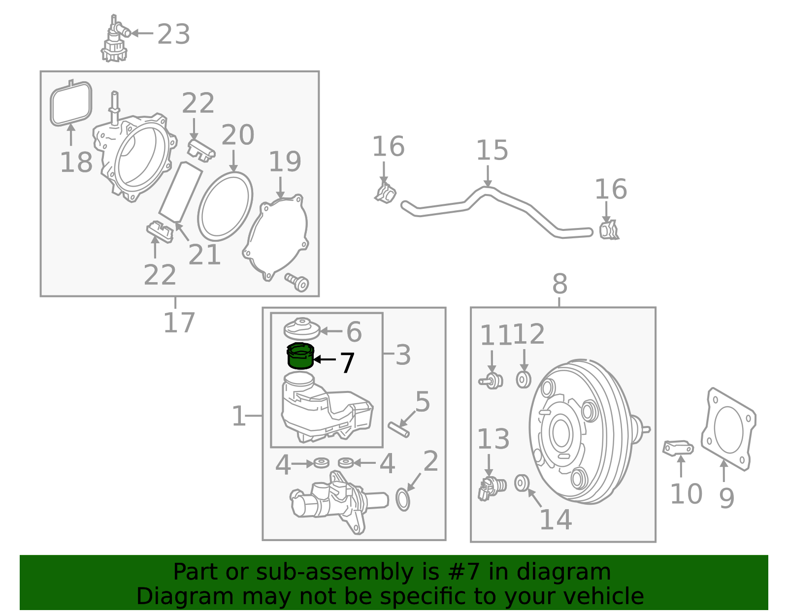 Brake Master Cylinder Reservoir Strainer 47299-20060 | Toyota