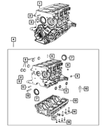 6509819AA - 1.4L Gas; Engine: Dowel for Mopar Image