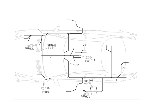 Cable Harness for Comtrol Display System Oms for 2007 Mercedes-Benz CL550 #0