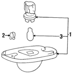 9250129610 - : License Lamp for Hyundai Image