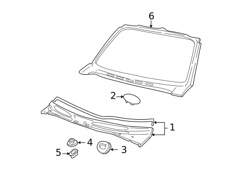 Cowl for 2001 Jaguar XJR #0