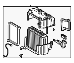 8851042050 - HVAC: Evaporator Assembly for Toyota: RAV4 Image