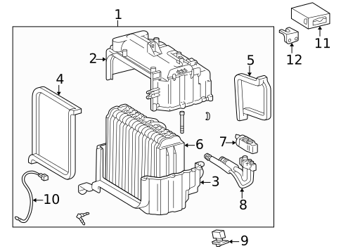 HVAC Case for 1997 Toyota RAV4 #0