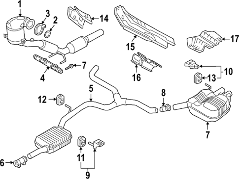 Exhaust Components for 2022 Volkswagen Arteon #0