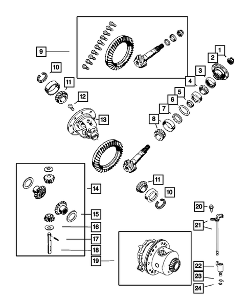 Front Axle Differential for 2007 Jeep Grand Cherokee #0