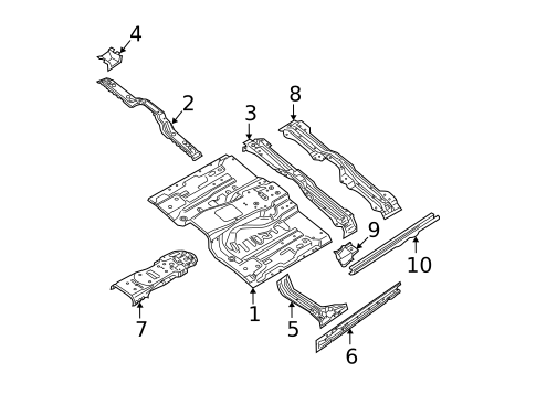 Floor for 2009 Nissan Xterra #0