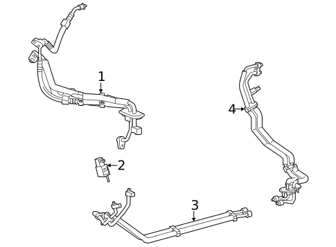 Rear AC Lines for 2024 Mercedes-Benz S580e #0