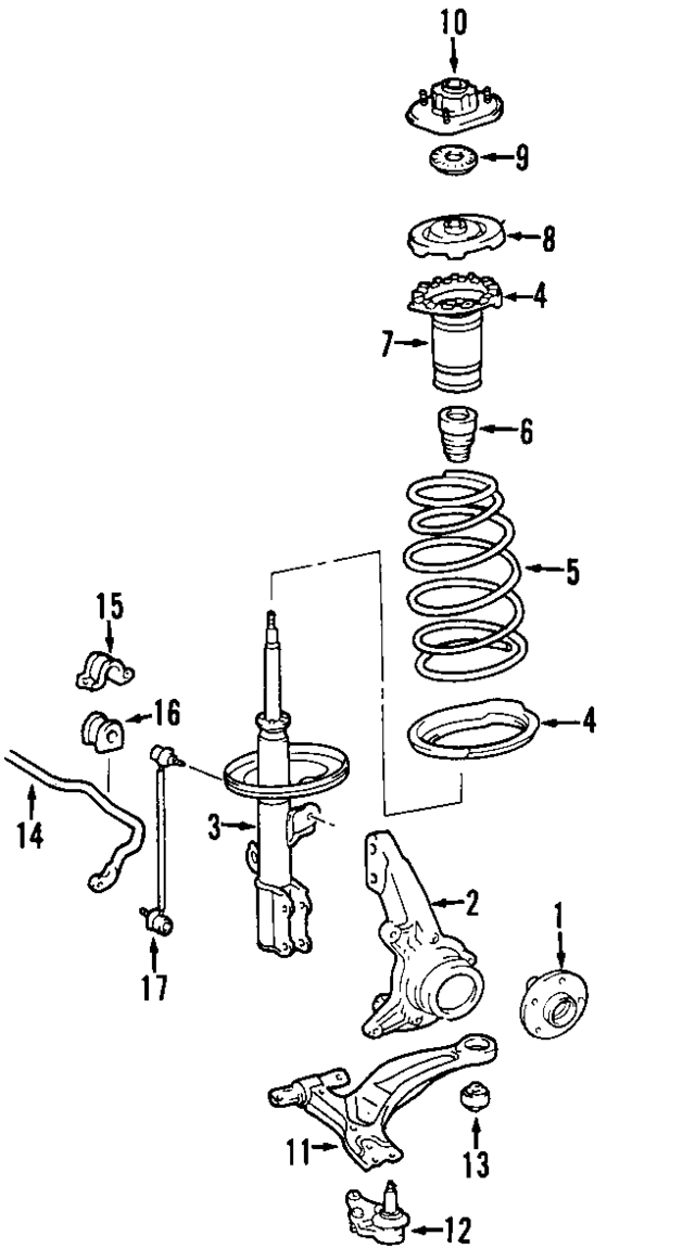 545004D101 - : Lower Control Arm for Hyundai Image