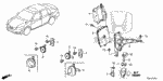 32204T2AA00 - Electrical/Exhaust/Heater/Fuel: BRACKET, MULTI RELAY BOX for Honda Image