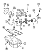 6500070 - : Hex Head Locking Bolt, Mounting for Mopar Image