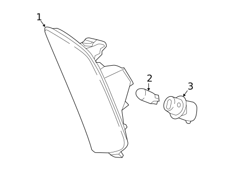 Side Marker Lamps for 2019 Fiat 500 #2