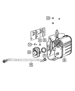 6105152AA - Emission Controls: Hex Flange Head Screw, Mounting for Chrysler: Aspen | Dodge: Dart, Durango, Nitro | Jeep: Liberty, Wrangler, Wrangler JK Image
