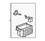 83435SDAA10ZA - Body: Compartment Box for Honda: Accord Image