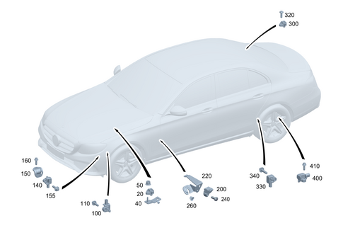 Electrical Parts for Suspension Adjustment for 2024 Mercedes-Benz S500 #0