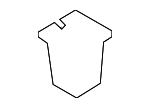 63121374075 - Body: Side Support Retainer Nut for BMW Image