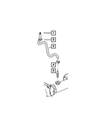 6032633AB - Rear Axle: Vent Tube Clip, Upper for Mopar Image image