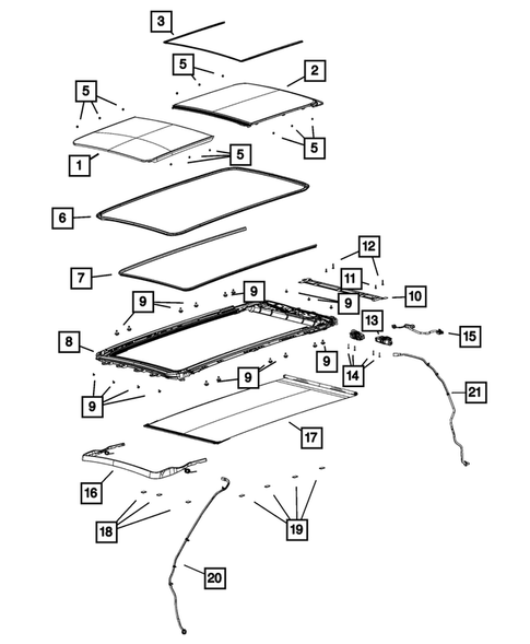 Sunroof for 2025 Ram 1500 #0
