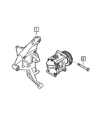68073065AA - Air Conditioners and Heaters: A/c Compressor Bracket for Mopar Image
