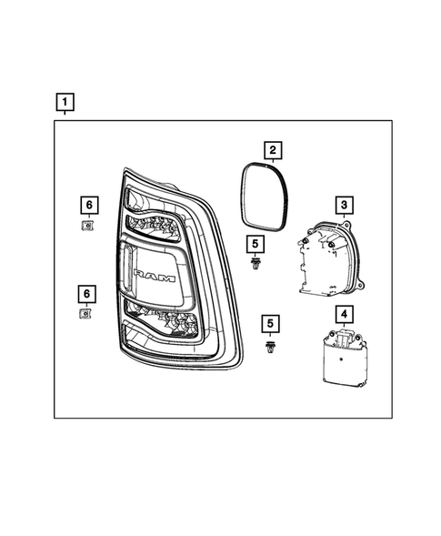 Lamps, Interior and Exterior for 2024 Ram 2500 #14