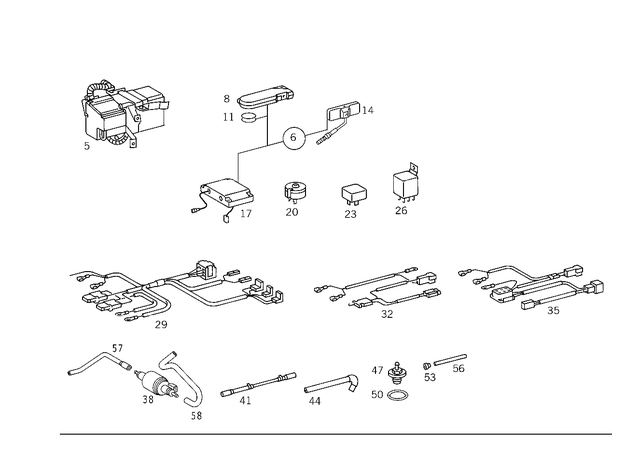 66140044 - Special Equipment: Heater Unit for Mercedes-Benz: C220, C230, C280 Image image