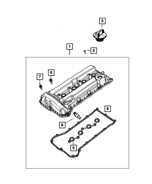 Cylinder Head for 2011 Jeep Patriot #1
