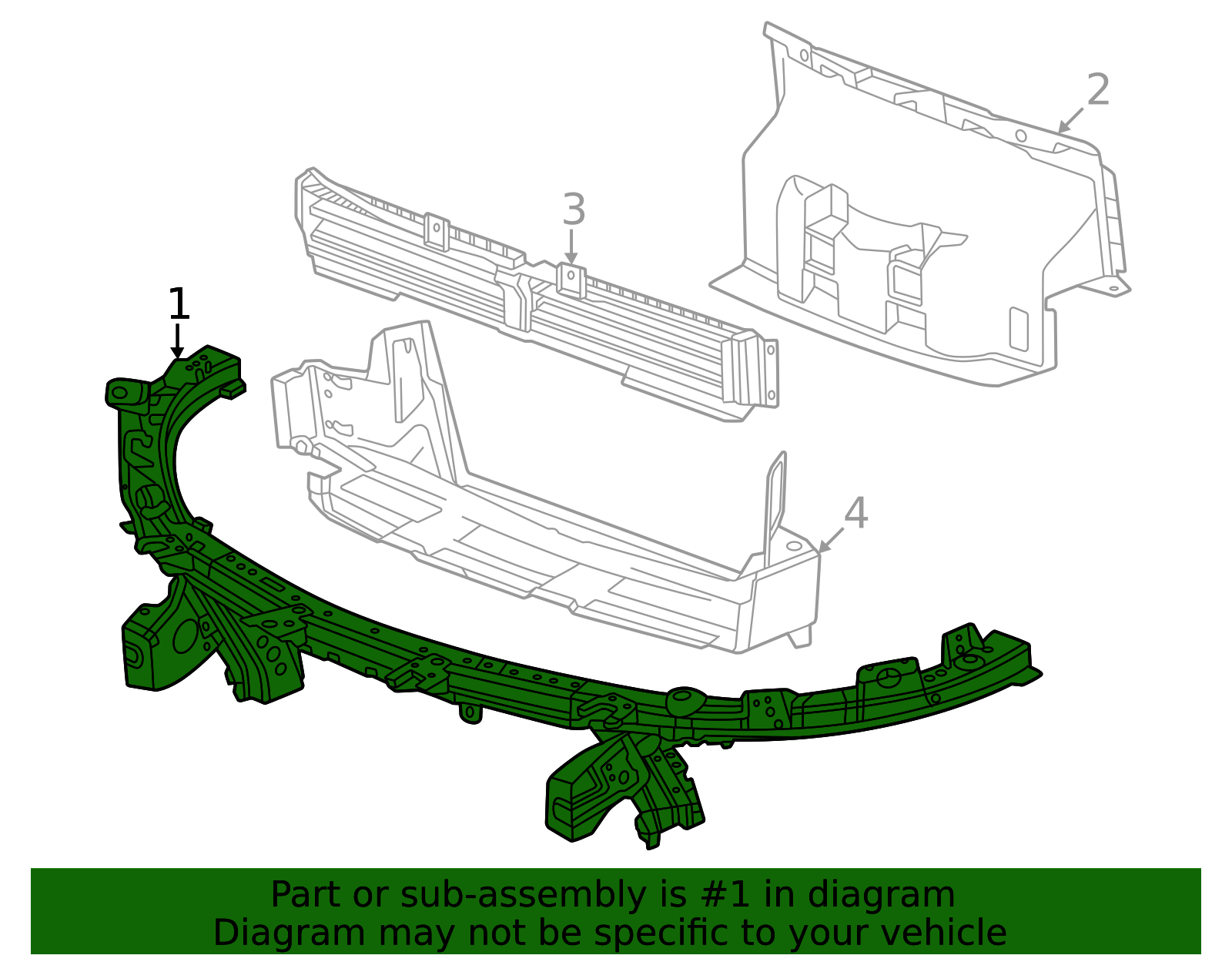 2024-2026 Acura ZDX Radiator Support Tie Bar 85657201 | OEM Parts