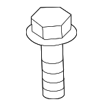 90105A0383 - Suspension: Lower Control Arm Upper Bolt for Toyota Image