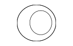 86128AN020 - Body: Knob for Toyota Image