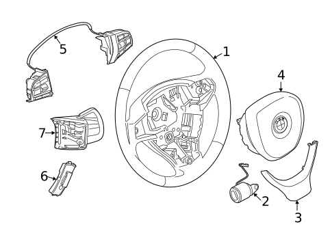 Steering Wheel for 2013 BMW 550i #0