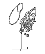 6L121012M - Cooling System: Water Pump for Audi: A3, A3 Quattro, A4, A4 allroad, A4 Quattro, A5 Sportback, A6 Quattro, Q3, Q5, Q5 PHEV, Q5 Sportback, Q7, S3 Image