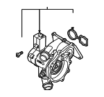 6L121111P - Cooling System: Thermostat Housing for Audi: A3, A3 Quattro, A4, A4 allroad, A4 Quattro, A5 Quattro, A5 Sportback, A6, A6 Quattro, A7 Sportback, Q3, Q5, Q5 PHEV, Q5 Sportback, Q7, S3, TT Quattro, TTS Quattro Image