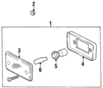 8175160070 - : Lens for Lexus: LX450 Image