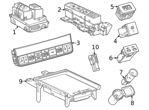 Electrical Components for 2023 Lexus LX600 #4